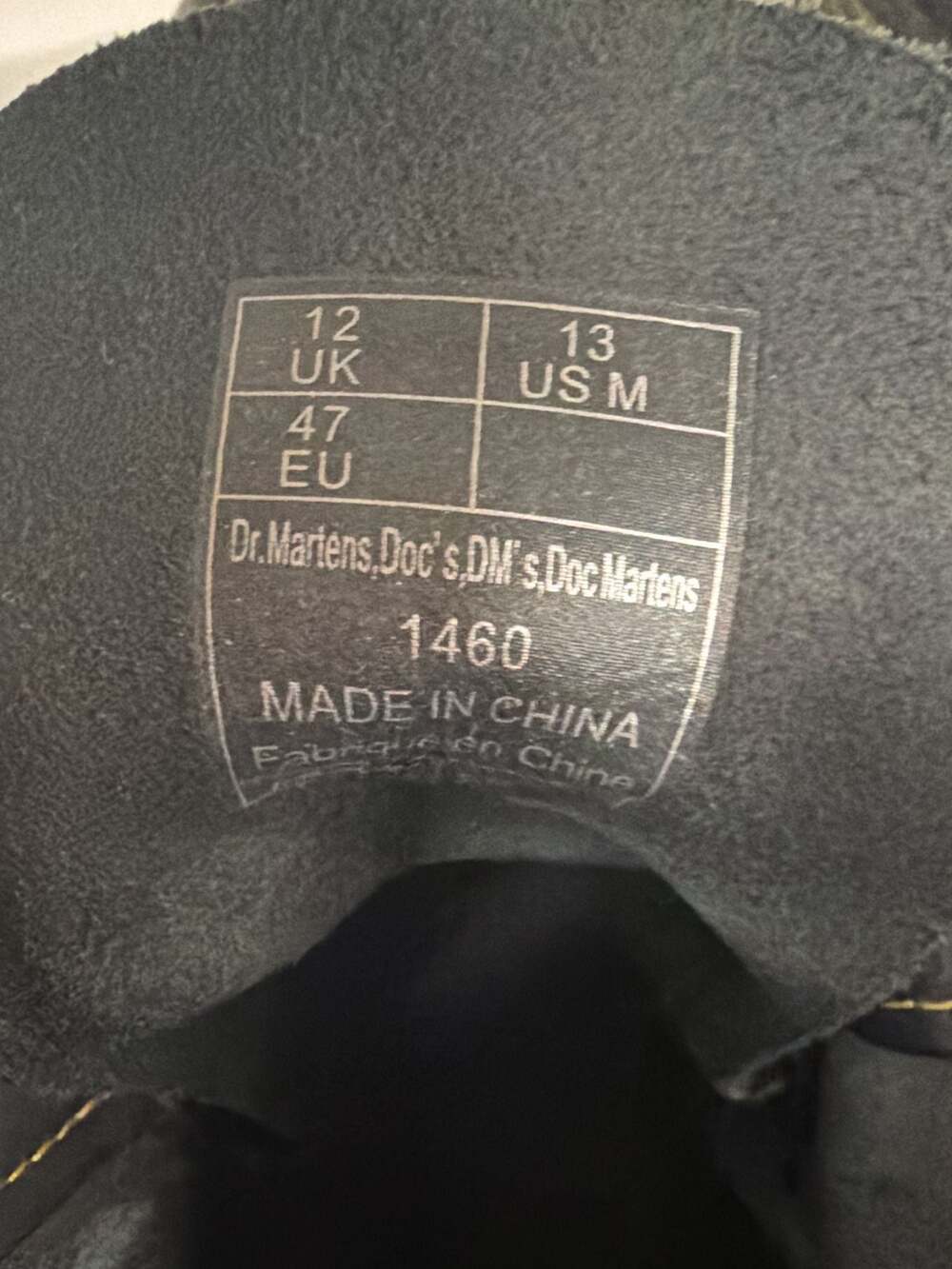 Dr. Martens 1460 Smooth Leather Lace-Up size 13 - Picture 6 of 6